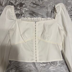 Miss Lola White Crop Top